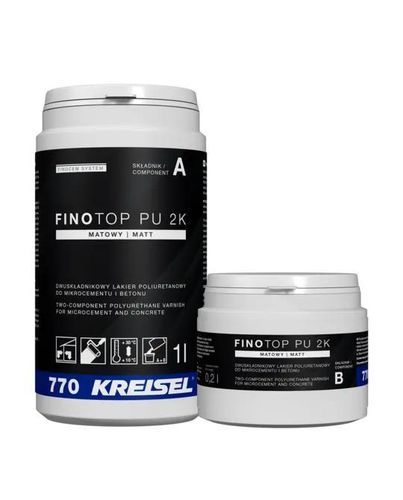 Finishing coating - FINOTOP PU 2K 770 - Kreisel - protective / exterior / for floor