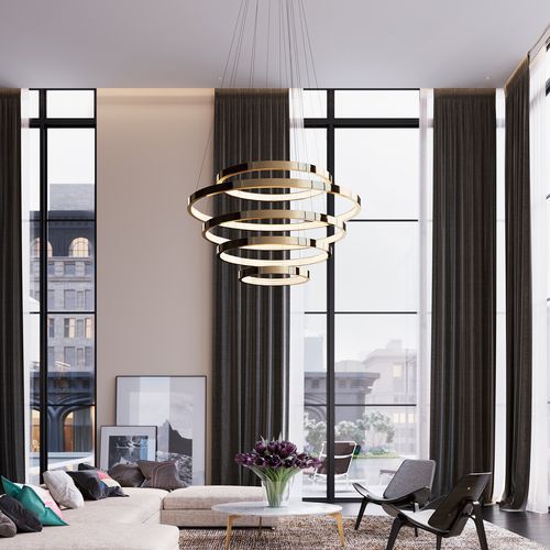 Eskola, Contemporary Chandelier