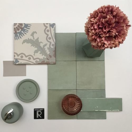 Ceramic tile - VERT D'EAU - REVOIR PARIS - matte / indoor / wall