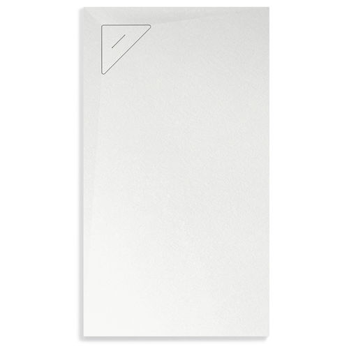 Corner shower base - CORNER - Nuovvo - above floor / extra-flat / resin
