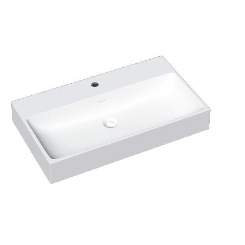 Built-in washbasin - WAVE - Decosan - Corian® / multiple / rectangular