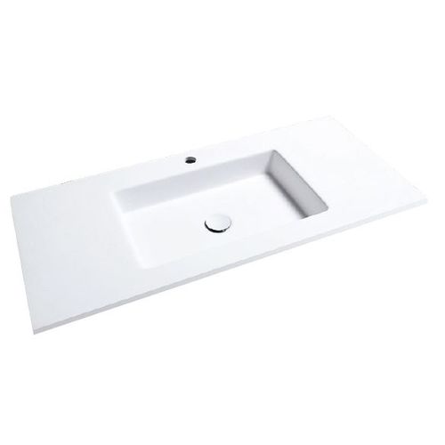 Built-in washbasin - RECTANGULAR R5  - Decosan - Solid Surface / with counter / multiple