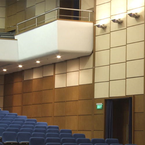 Wall-mounted acoustic panel - ORFE  - Aktav Acoustic - fabric / wool / glass
