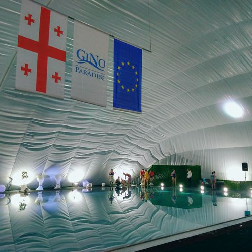 Public pool air supported structure - POOL - HOLSTROY