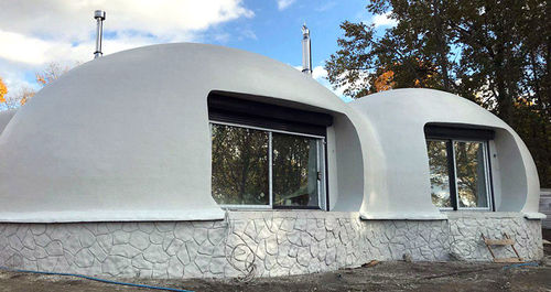Bungalow type house - DOMESTIC - HOLSTROY - eco-friendly / energy-saving / Earth shelter