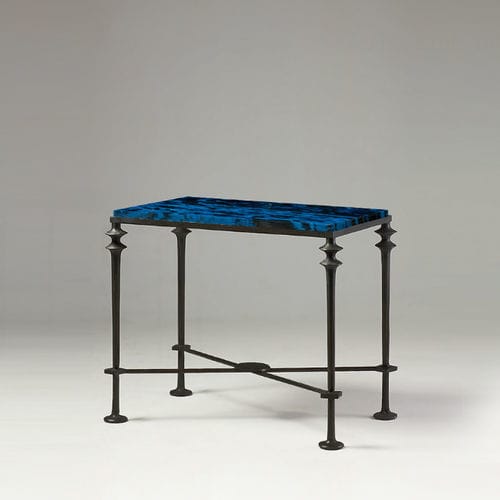 Contemporary side table - FASANO  - MAPSWONDERS - marble / steel base / brass base