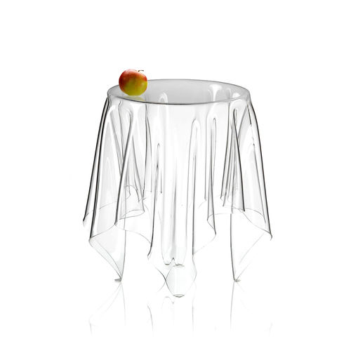 Design side table - IT10487 - dESIGNoBJECT - polymethacrylate / methacrylate / round
