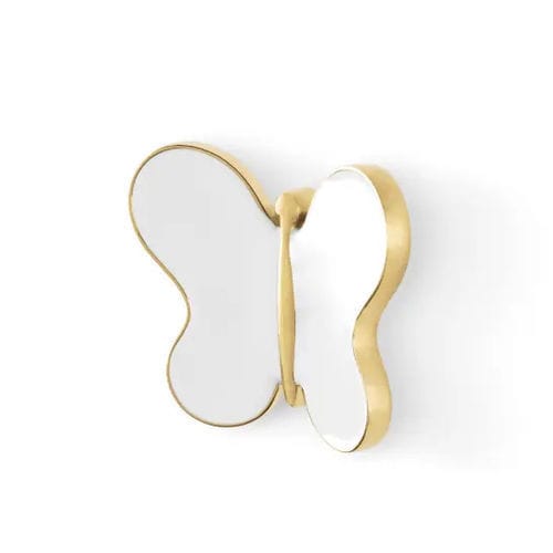 Polished brass furniture handle - BUTTERFLY BIG KD7012 - PullCast - polished / lacquered / enameled