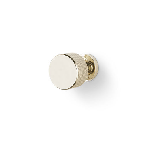 Contemporary door knob - Monocles TW5012 - PullCast - gold-plated brass
