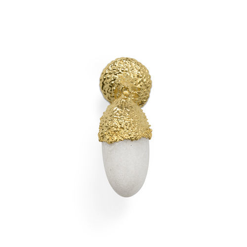 Quartz furniture handle - ACORN LE4005 - PullCast - polished brass
