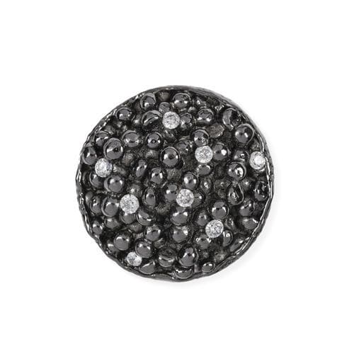 Contemporary furniture knob - CAVIAR LE4011 - PullCast - brushed brass / polished brass / zirconia crystal
