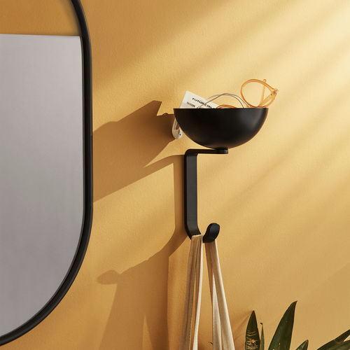 Contemporary coat hook - NEST - Northern - steel / aluminum / multiple
