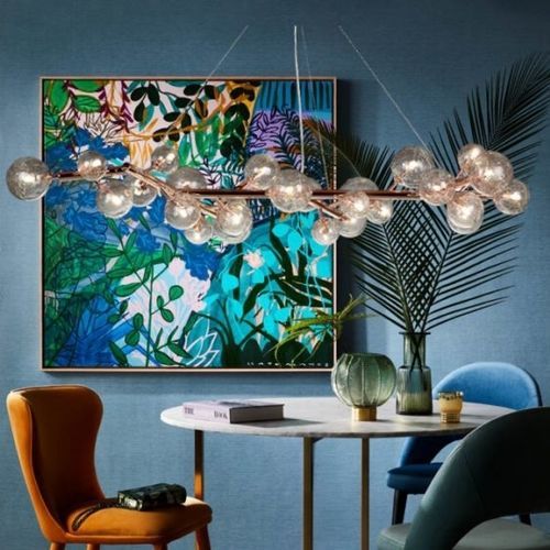 Contemporary chandelier - MIMOSA  - Alberto Dona - Murano glass / commercial / with globes