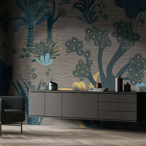 Contemporary wallpaper - NETIA - WallyArt - nonwoven fabric / fiberglass / vinyl