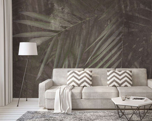 Contemporary wallpaper - KENTIA - WallyArt - nonwoven fabric / fiberglass / vinyl