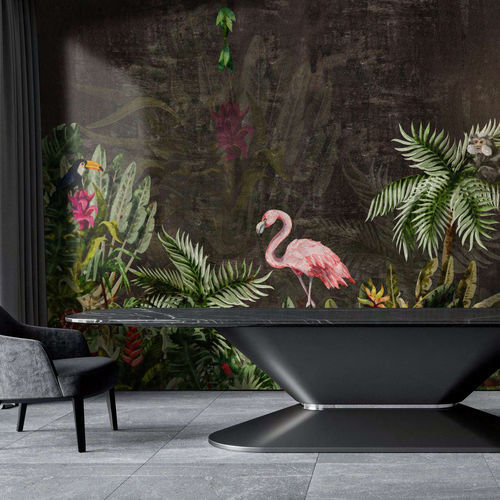 Contemporary wallpaper - KIPLING - WallyArt - nonwoven fabric / fiberglass / vinyl