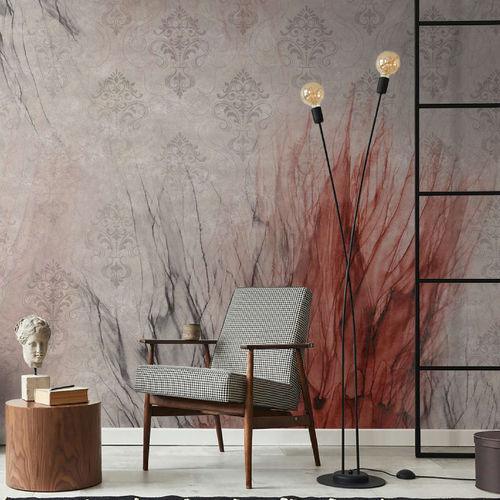 Contemporary wallpaper - HERA - WallyArt - nonwoven fabric / fiberglass / vinyl
