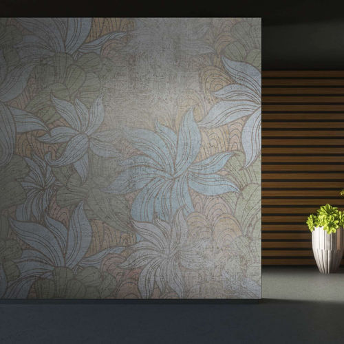 Vintage wallpaper - BLOSS - WallyArt - nonwoven fabric / fiberglass / vinyl
