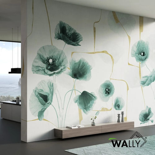 Contemporary wallpaper - MARGOT - WallyArt - nonwoven fabric / fiberglass / vinyl