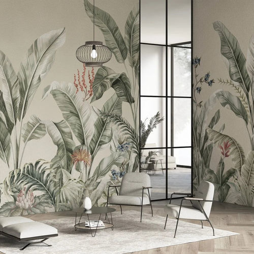 Contemporary wallpaper - KAUAI MEMORIES - WallyArt - nonwoven fabric / fiberglass / vinyl