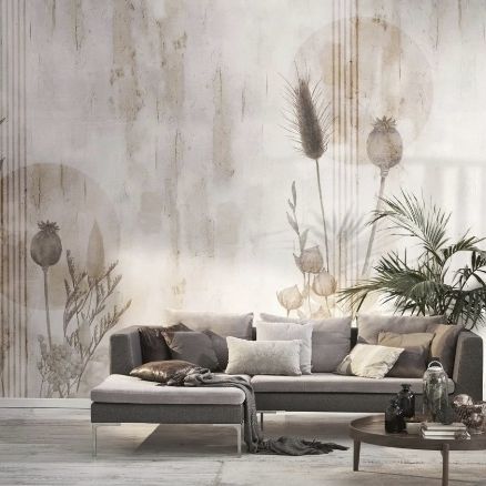 Contemporary wallpaper - BEA - WallyArt - nonwoven fabric / fiberglass / vinyl