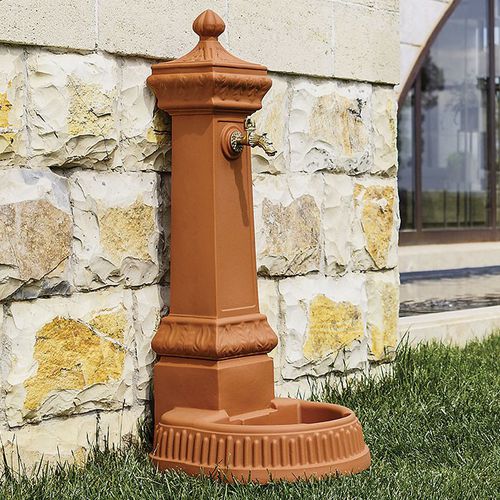 Garden fountain - ROME : BRERA - MONACIS - floor-mounted / polyethylene / traditional
