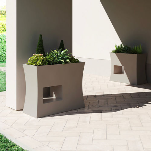 Rotomolded polyethylene planter - Argo - PASQUINI & BINI - rectangular / custom / contemporary