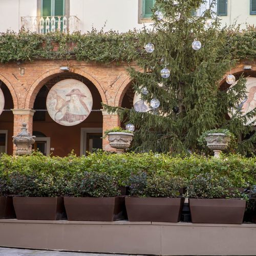 Rotomolded polyethylene planter - Acquario - PASQUINI & BINI - rectangular / custom / contemporary
