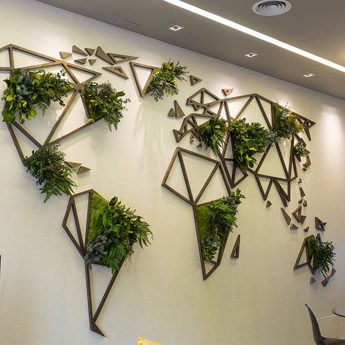 Preserved living frame - WIRE WORLD - Greenarea - moss / natural / foliage