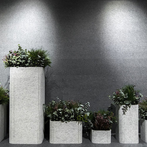 Recycled plastic planter - OTOgreen Planter - Greenarea - polyester fiber / rectangular / square