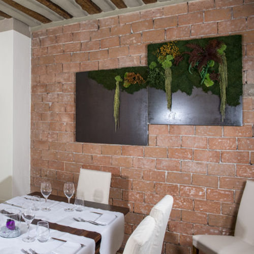 Preserved living frame - FOREST - LinfaDecor - moss / natural / indoor
