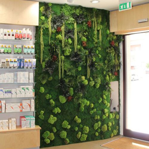 Preserved green wall - FOREST - LinfaDecor - modular-panel / natural / moss