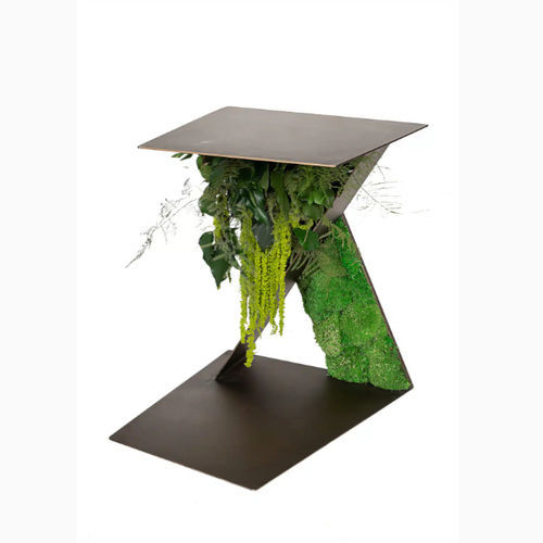 Contemporary coffee table - SEOUL - LinfaDecor - iron / metal base / rectangular