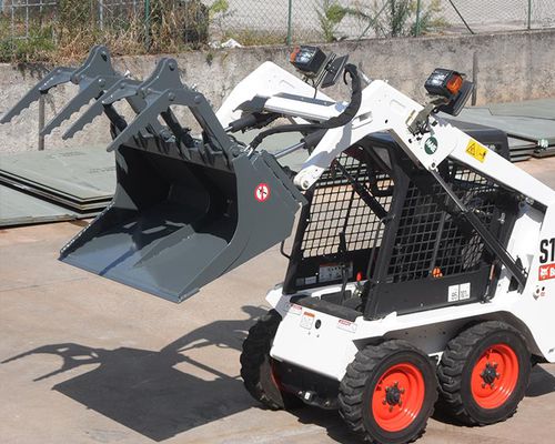 Standard bucket - BP SERIES - CM Srl - grapple / for loaders / for telehandlers