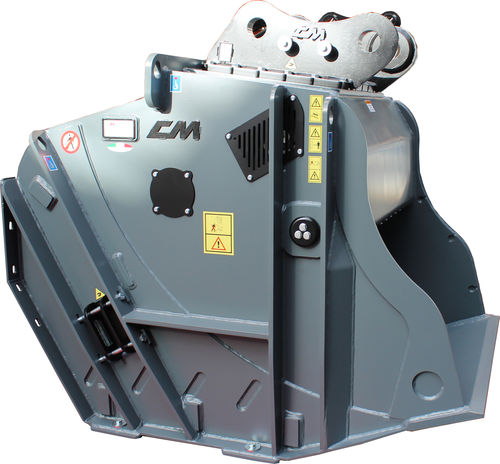 Crusher bucket - CBF Serie - CM Srl - for backhoe loaders / for excavators / for loaders