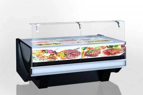 Counter warmer display case - MISSOURI COLD DIAMOND NC 126 - Hitline - viewable / with wells / for shop