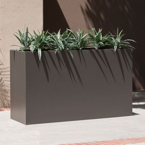 Concrete planter - F1-MOD-REC361818 - PLANTERS UNLIMITED - rectangular / custom / design