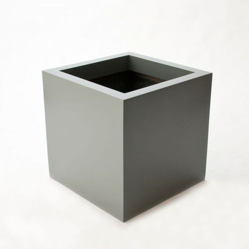 Fiberglass planter - F1-MOD-S2424 - PLANTERS UNLIMITED - square / custom / high