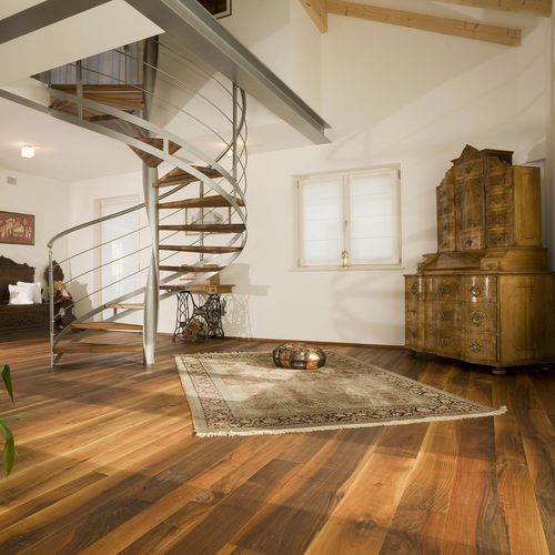 Engineered parquet floor - FIOR DI NATURA - FIEMME 3000 - walnut / oiled / brushed