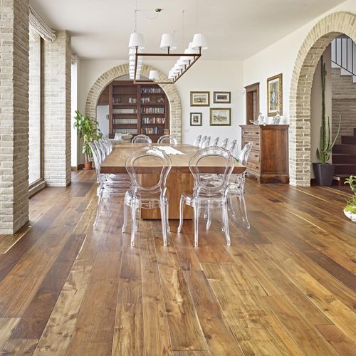 Engineered parquet floor - FIOR DI TEMPO - FIEMME 3000 - antique teak / oiled / brushed