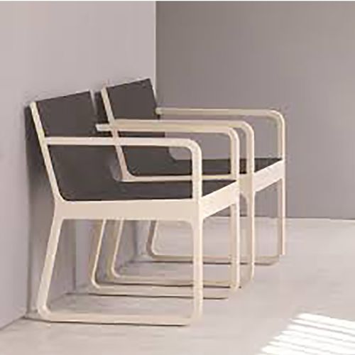 Scandinavian design chair - MUU - BBB Italia - indoor / oak / upholstered