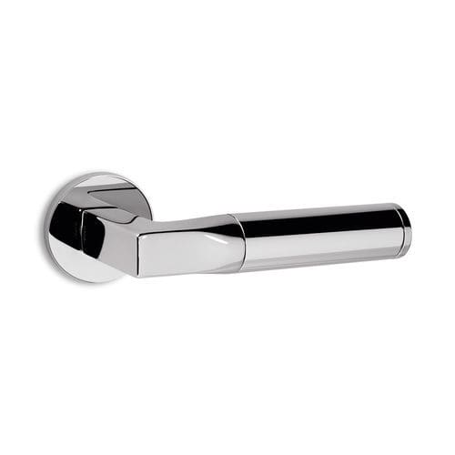 Door handle - TUBE R6 - Ento - chrome-plated brass / contemporary / home