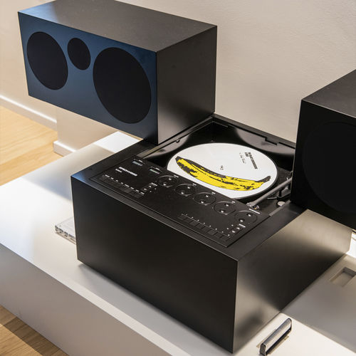 Manual turntable - RR231 BLACK - brionvega - belt-driven / 45 / 33