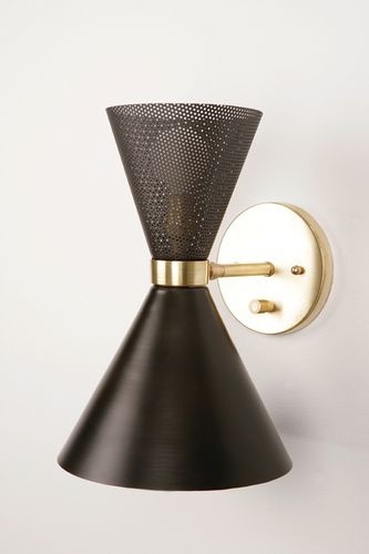 Contemporary wall light - TOUR - ATELIER DE TROUPE - indoor / brass / incandescent