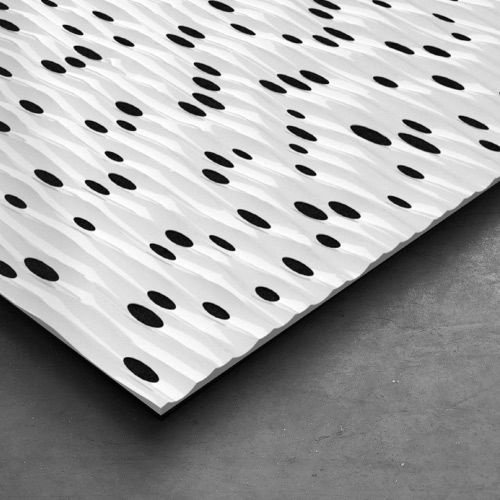 Wall-mounted sound-absorbing panel - SAHARA - artnovion - for ceiling / PET / for interior