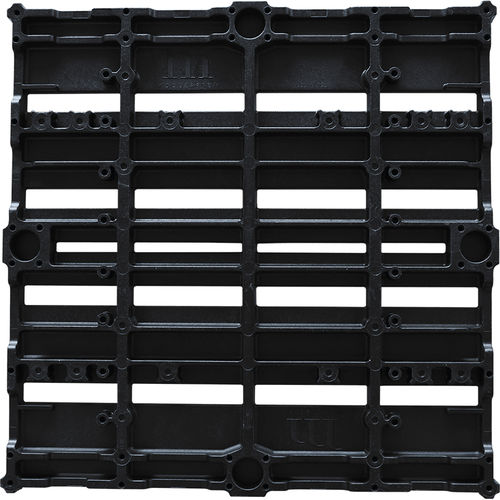 Plastic grating for drain channel - BLACK GRID - Modulartem - for swimming pool / custom-made