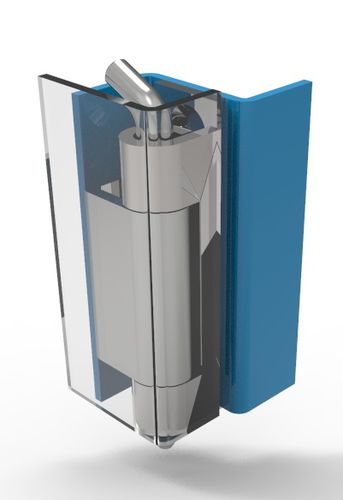 Door hinge - Z100 - EURO-LOCKS - for furniture / steel / commercial