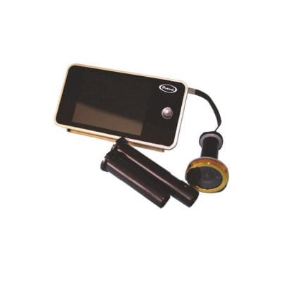Colored digital door viewer - 12900 series - Potent S.A.S. - brass / built-in / interior