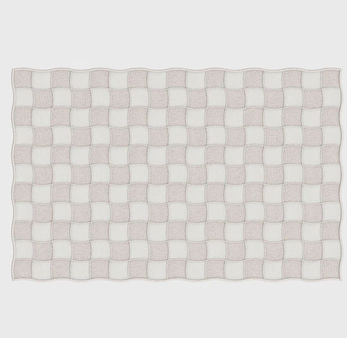 Contemporary rug - Vimare  - Tidelli - plaid / fabric / rope