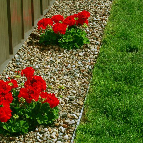 Garden edge - PERMASTRIP - Permaloc - aluminum / L-shaped